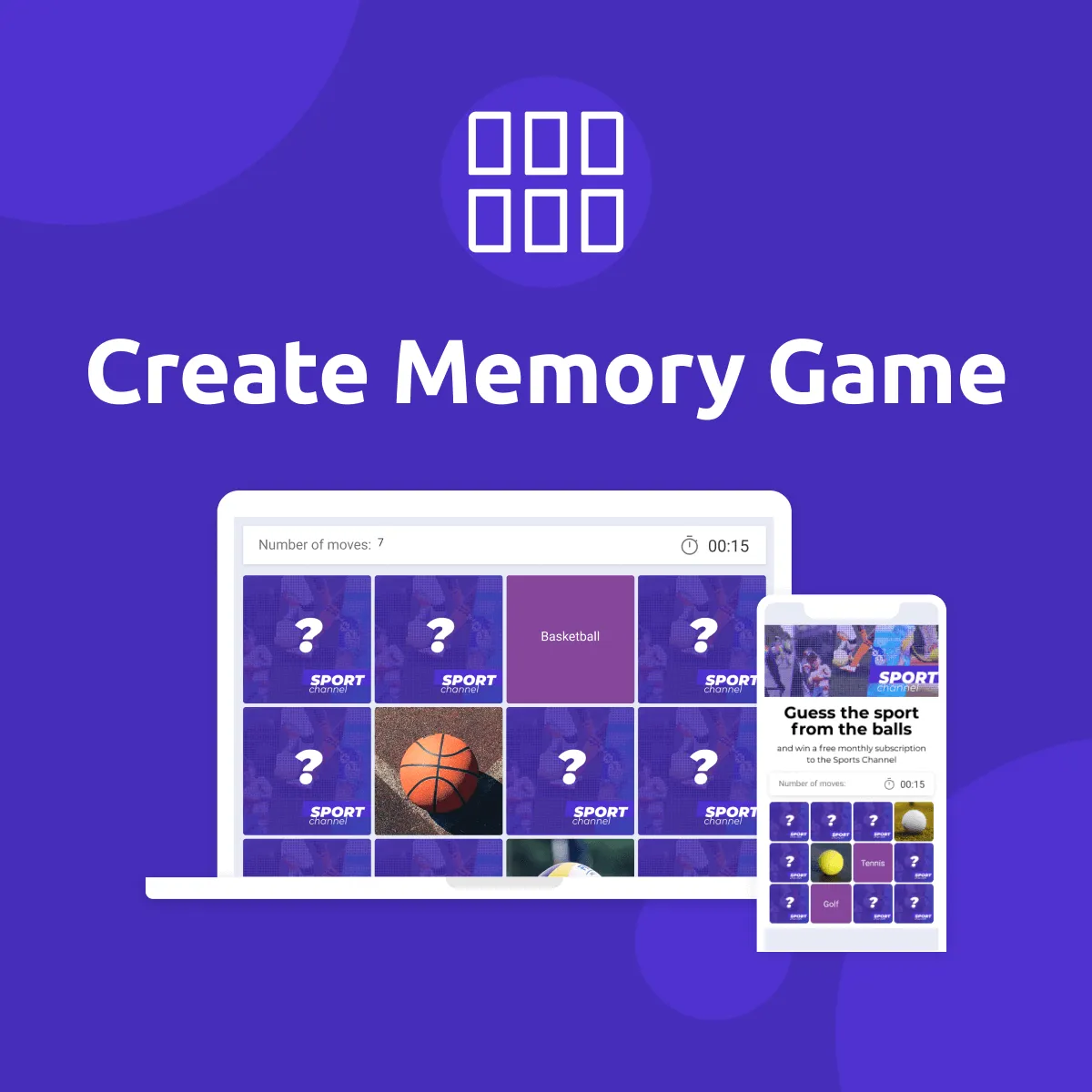 나만의 온라인 메모리 게임 만들기 - 무료   Interacty