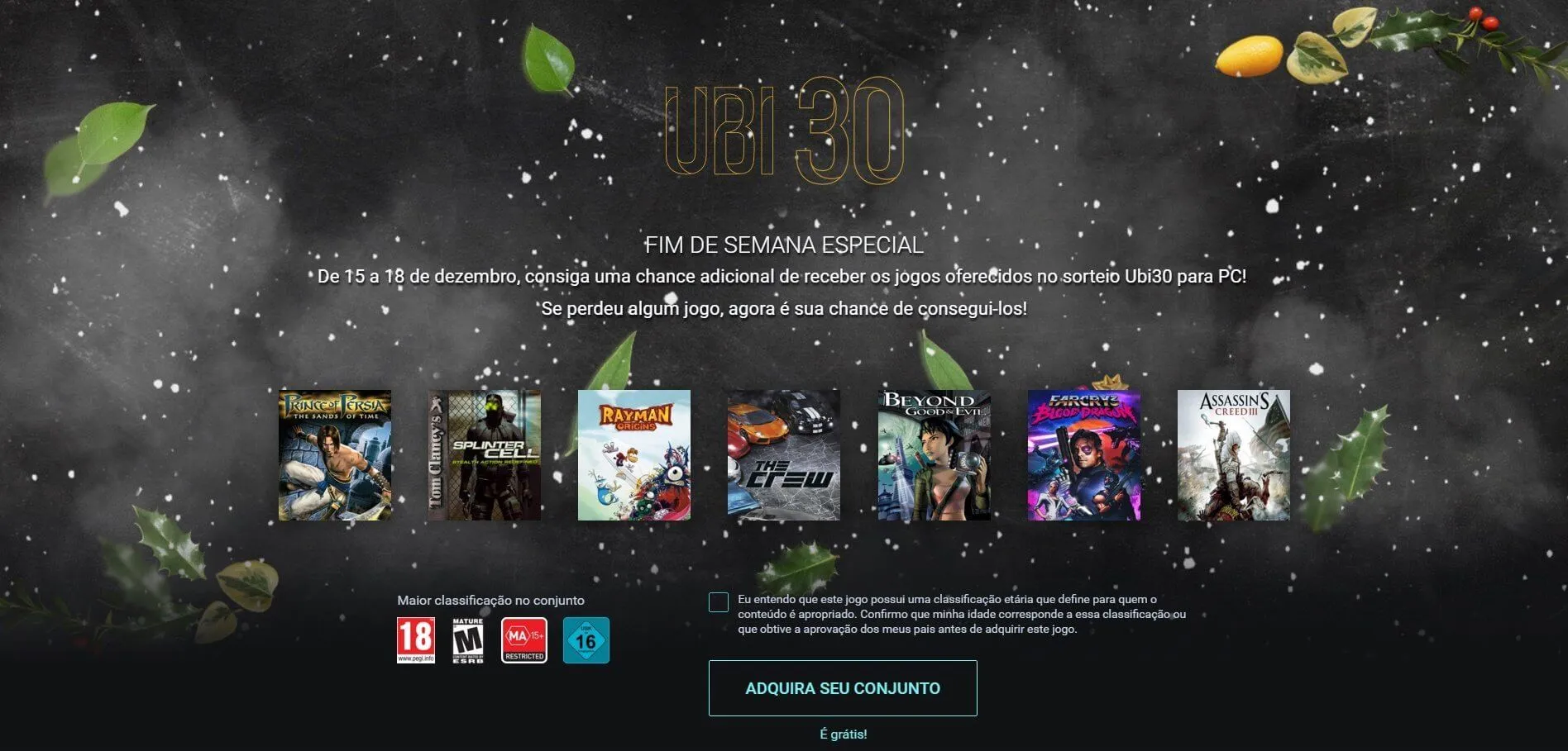 Ubi 30: Ubisoft의 7가지 무료 게임